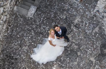 Riprese matrimonio con drone