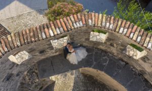 Riprese matrimonio con drone