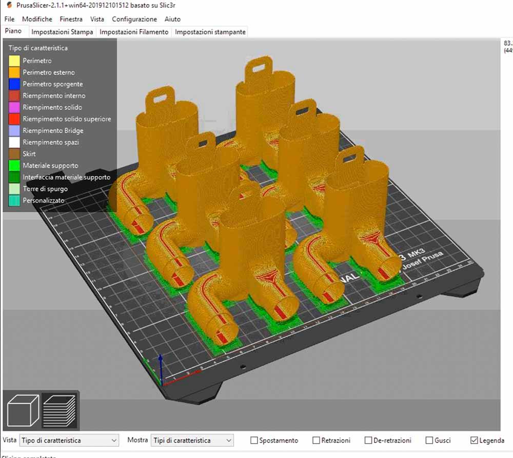 Immagine stampa 3D coronavirus